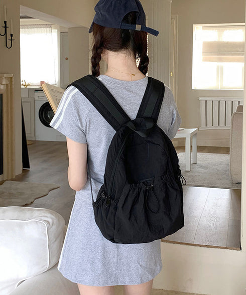 リュックサック レディース ナイロン無地 デイパック 内ポケット付き 軽い 通勤通学 カジュアル ユニセックス 背負いカバン 修学旅行 a4 アウトドア 99MHXB-001